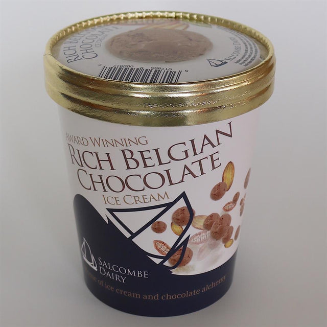 Salcombe Dairy Belgian Chocolate Ice Cream 500ml - Greenlands Health Store