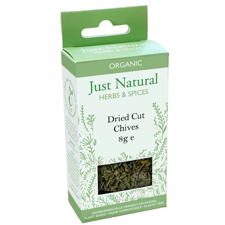 Organic Dried Cut Chives (Box) 8g - Greenlands Health Store