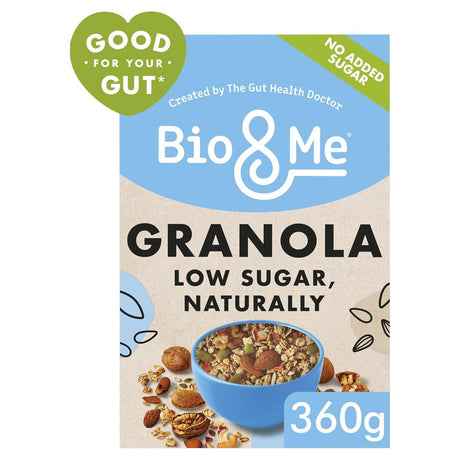 Bio&Me Low Sugar Naturally Gut-Loving Granola 360g - Greenlands Health Store