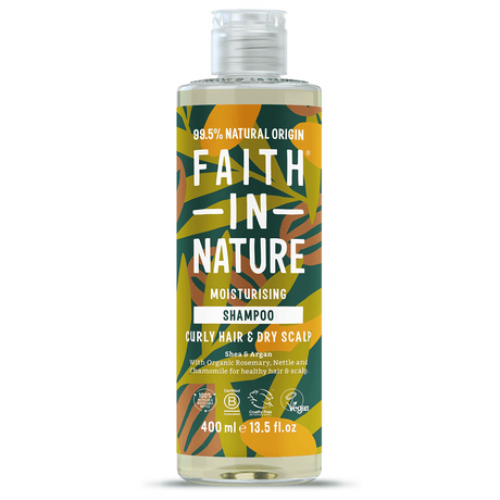 Faith in Nature Shea & Argan Shampoo 400ml - Greenlands Health Store
