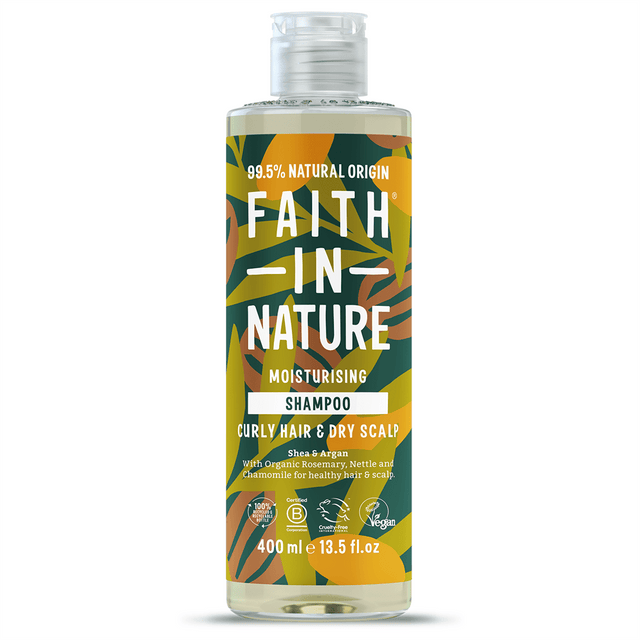 Faith in Nature Shea & Argan Shampoo 400ml - Greenlands Health Store