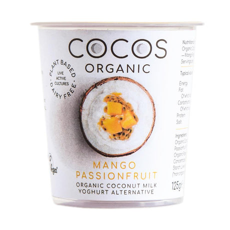 Organic Mango Passionfruit Coconut Milk Yoghurt 125g - Greenlands Health Store