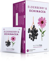 Nutra Elderberry & Echinacea - 20 Herbal Tea Bags - Greenlands Health Store