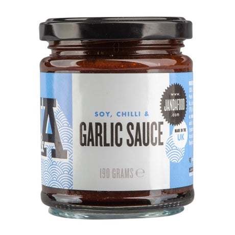 J&A Soy Chilli & Garlic Sauce 190g - Greenlands Health Store