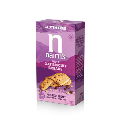 Gluten Free Oats and Fruit Biscuit Breaks 160g - Greenlands Health Store