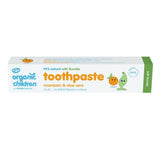 Organic Children Mandarin & Aloe Vera Toothpaste with Fluoride - Greenlands Health Store