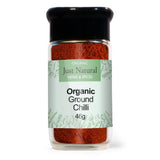 Organic Chilli Powder (Glass Jar) 46g - Greenlands Health Store