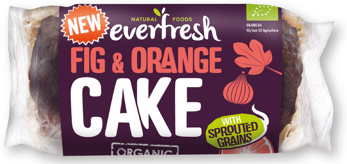 Everfresh Organic Fig & Orange Cake 350g - Greenlands Health Store