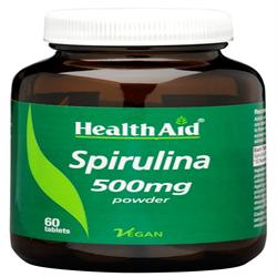 Spirulina 500mg Tablets 60 tablets - Greenlands Health Store