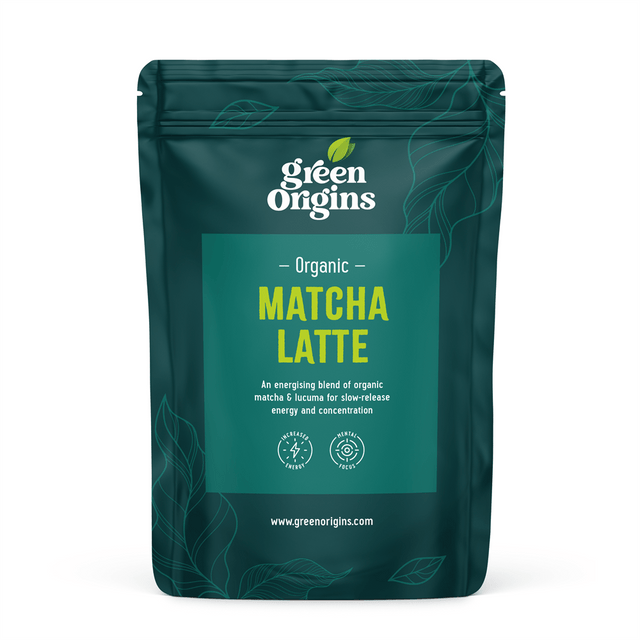 Organic Vegan Matcha Latte Blend 100g - Greenlands Health Store