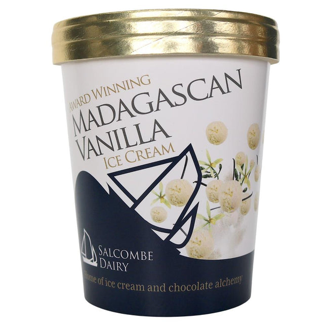 Salcombe Dairy Madagascan Vanilla Ice Cream 120ml - Greenlands Health Store