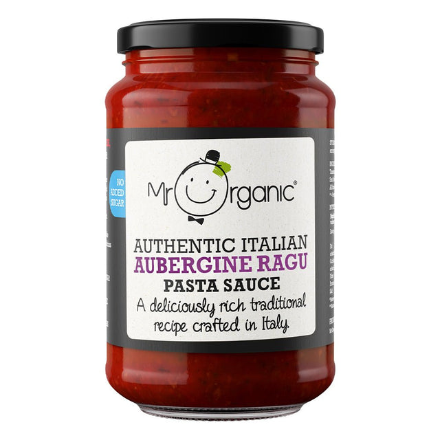 Mr Organic Aubergine Ragu Pasta Sauce 350g - Greenlands Health Store