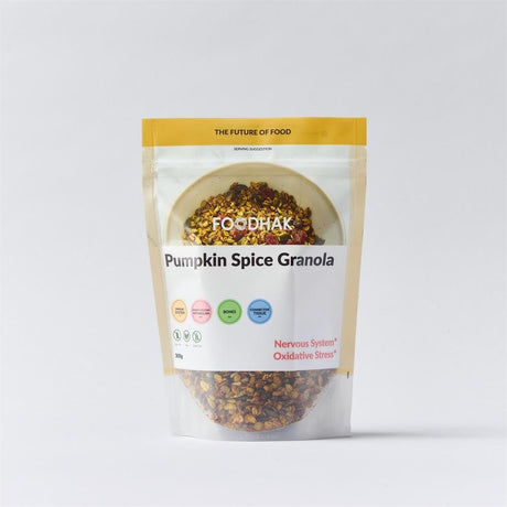 Foodhak Pumpkin Spice Granola 300g - Greenlands Health Store