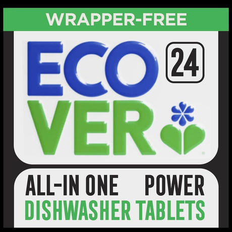 Ecover Dishwasher Tablets All in One POWER 24s - Greenlands Health Store