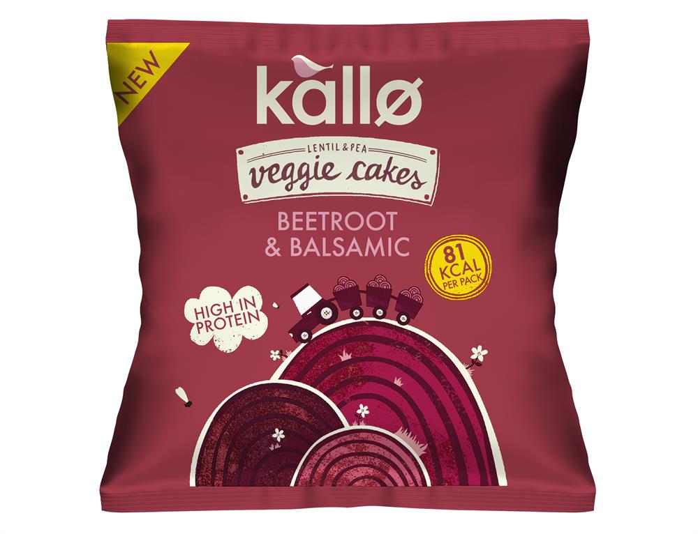 Beetroot & Balsamic Veggie Cakes Snack Packs 22g - Greenlands Health Store