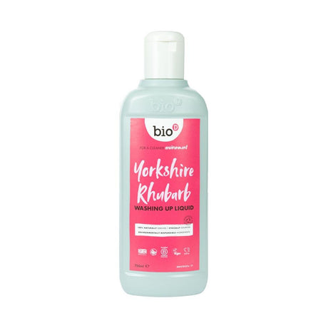 Bio - D Yorkshire Rhubarb Washing Up Liquid 750ml - Greenlands Health Store