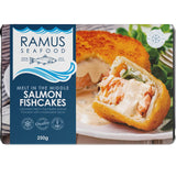 Ramus Seafood Frozen Melt in the Middle Salmon Fishcakes 250g - Greenlands Health Store