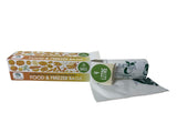 4 Litre Certified Compostable Food & Freezer Bags - 25 bags - Greenlands Health Store