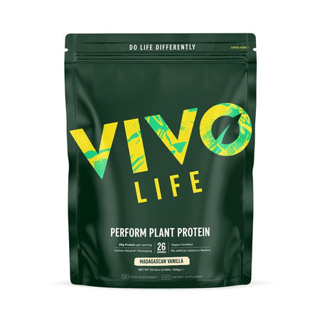Vivo Life Perform Plant Protein Madagascan Vanilla 936g - Greenlands Health Store