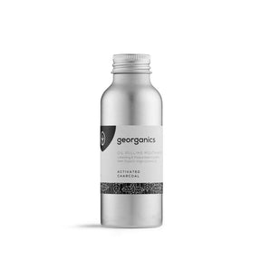 Oil Pulling Mouthwash - Charcoal 100ml - Greenlands Health Store