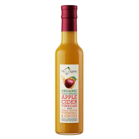 Mr Organic ACV with Turmeric Chilli & Ginger 250ml - Greenlands Health Store