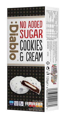 White Chocolate Cookies & Cream 128g - Greenlands Health Store