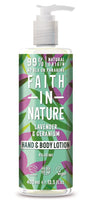 Faith in Nature Lavender & Geranium Hand & Body Lotion 400ml - Greenlands Health Store