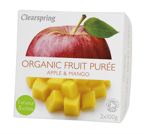 Organic Fruit Puree Apple/Mango (2x100g) - Greenlands Health Store