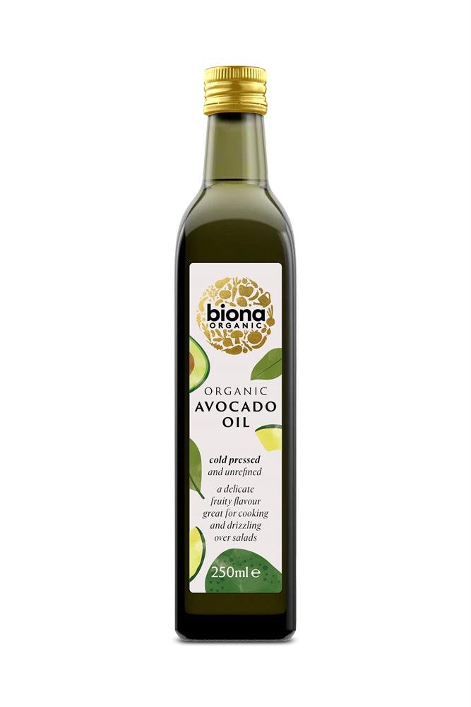 Biona Organic Cold Pressed Avocado Oil 250ml - Greenlands Health Store