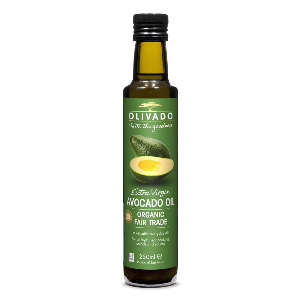 Organic Fairtrade Extra Virgin Avocado Oil 250ml - Greenlands Health Store
