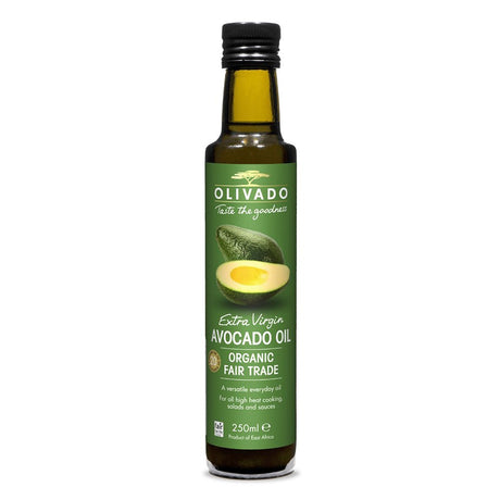 Organic Fairtrade Extra Virgin Avocado Oil 250ml - Greenlands Health Store
