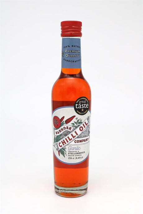 Banhoek Chilli Oil Infused with Garlic 250ml 100% Natural - Greenlands Health Store