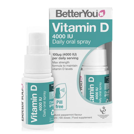 BetterYou Dlux4000 Oral Spray 15ml - Greenlands Health Store