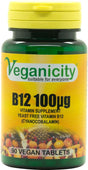 Vitamin B12 100ug 90 Vtabs to provide an essential vegan source - Greenlands Health Store