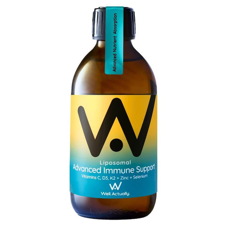Liposomal Adv. Immune Support: C+Zn+Sel+D3+K2 Tropical Zest 250ml - Greenlands Health Store
