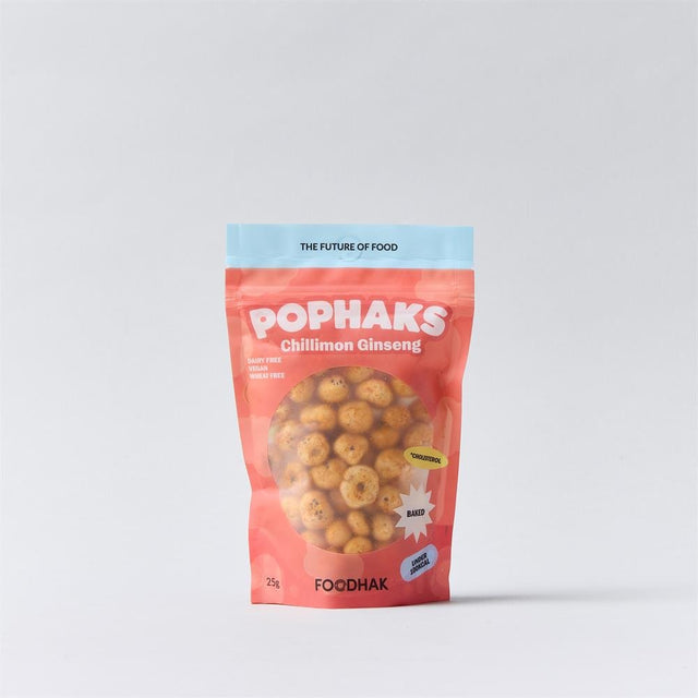 Chillimon Ginseng Pophaks 25g - Greenlands Health Store