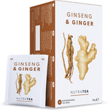 NutraTea Ginseng & Ginger - 20 Tea Bags - Greenlands Health Store
