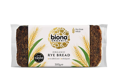 Organic Rye Bread - 500g - Greenlands Health Store
