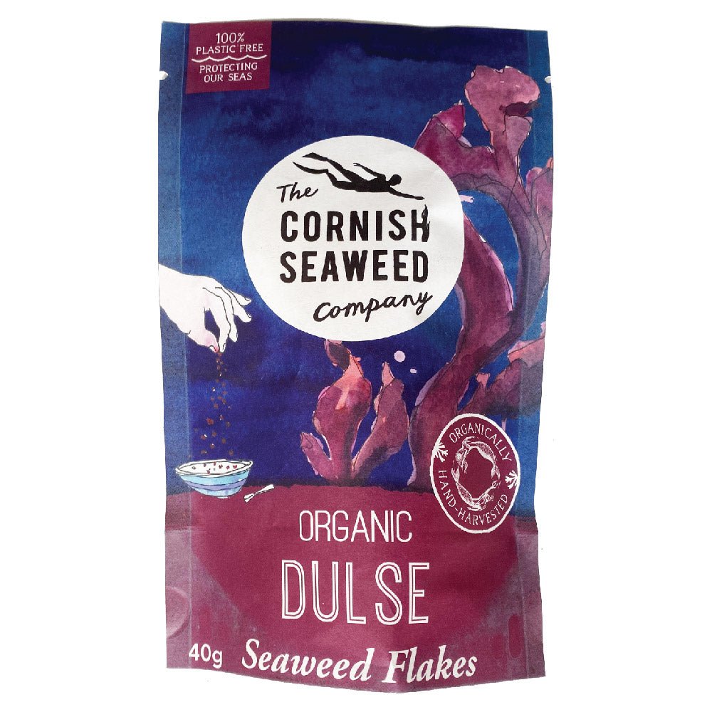 Flaked Organic Dulse Flakes. 40g - Greenlands Health Store
