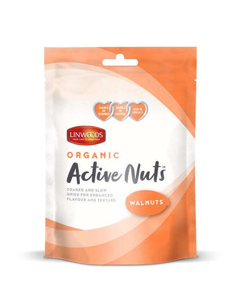 Linwoods Active Organic Walnuts 70g - Greenlands Health Store