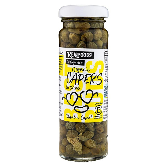 Organic Capers in Brine 100g - Greenlands Health Store