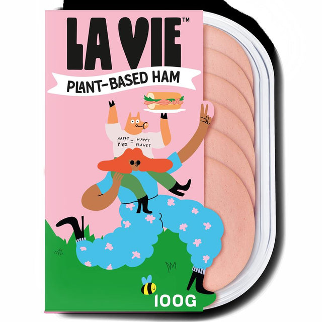 La Vie Plant - Based Plain Ham 100g - Greenlands Health Store