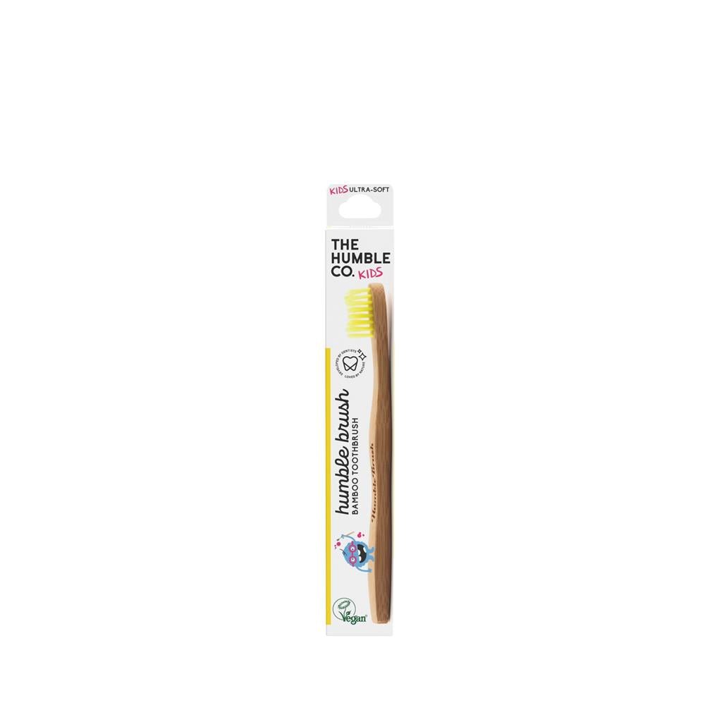 Humble Bamboo Kids Toothbrush Ultra Soft Mixed Colours - 1 unit - Greenlands Health Store