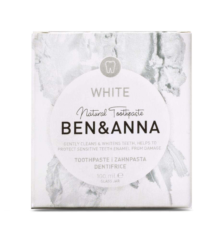 Ben & Anna - Toothpaste White 100ml - Greenlands Health Store
