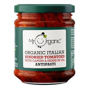 Mr Organic Sundried Tomato Antipasti 190g - Greenlands Health Store
