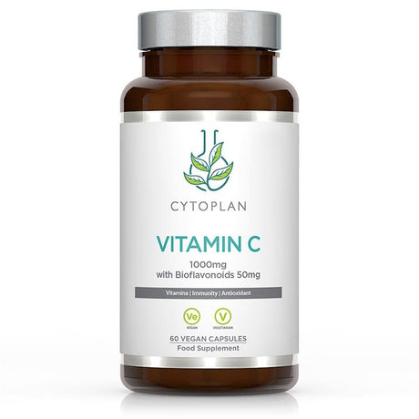 Vitamin C + Bioflavonoids: 1000mg / 50mg 60 capsules - Greenlands Health Store
