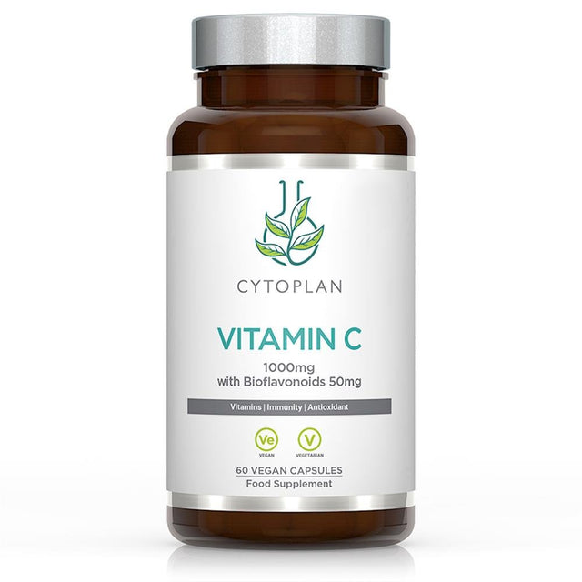 Vitamin C + Bioflavonoids: 1000mg / 50mg 60 capsules - Greenlands Health Store