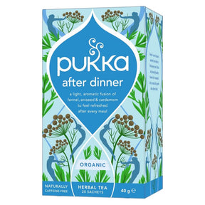Organic After Dinner Herbal tea 20 sachets - Greenlands Health Store