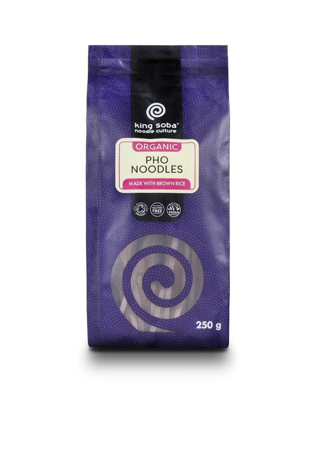 Organic Pho Noodles made with Brown Rice 250g - Greenlands Health Store