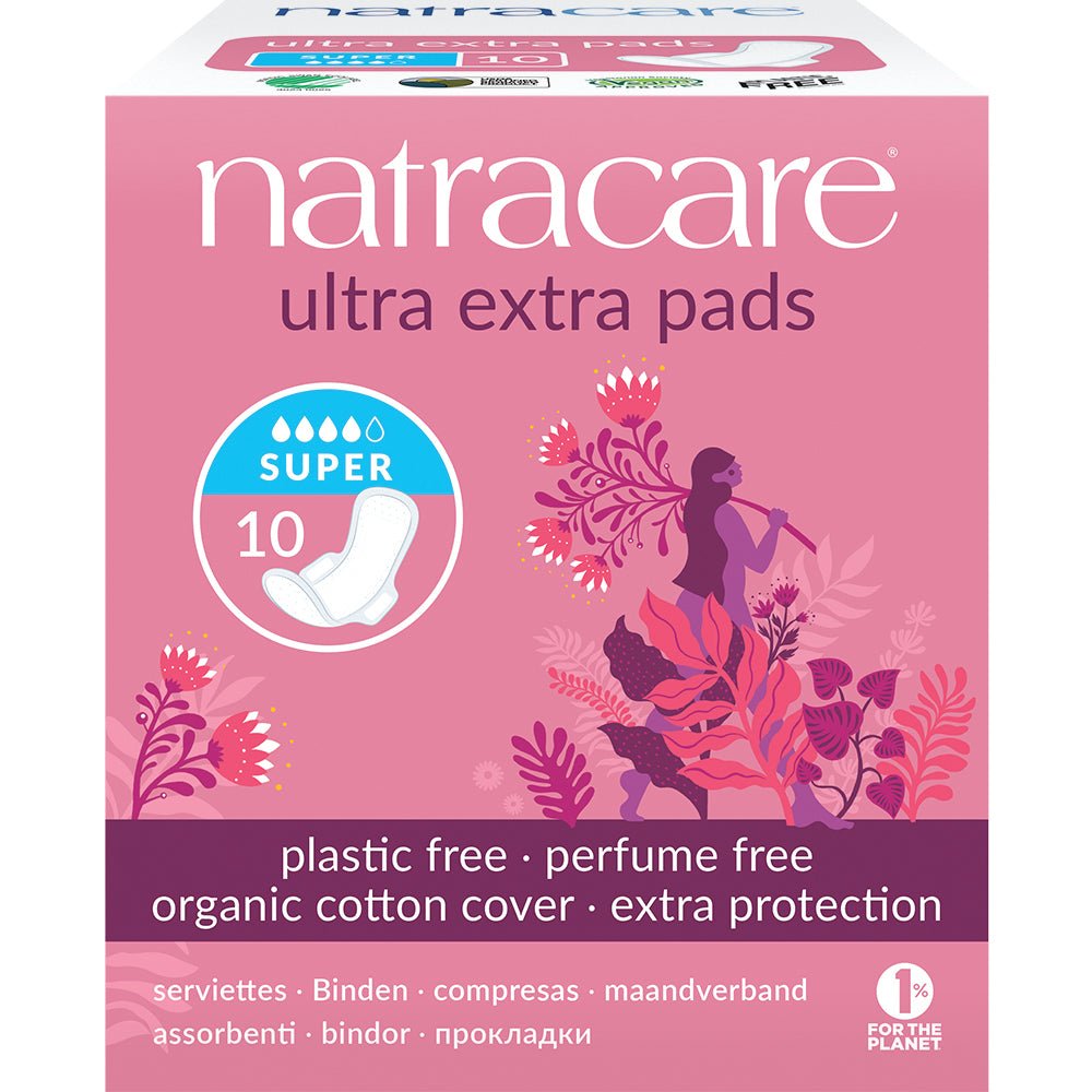 Ultra Extra Pads Super with wings 10's - Greenlands Health Store